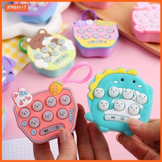 Mini whack-a-mole Máy Chơi game pop it bubble fidget Cầm Tay Có Móc Khóa