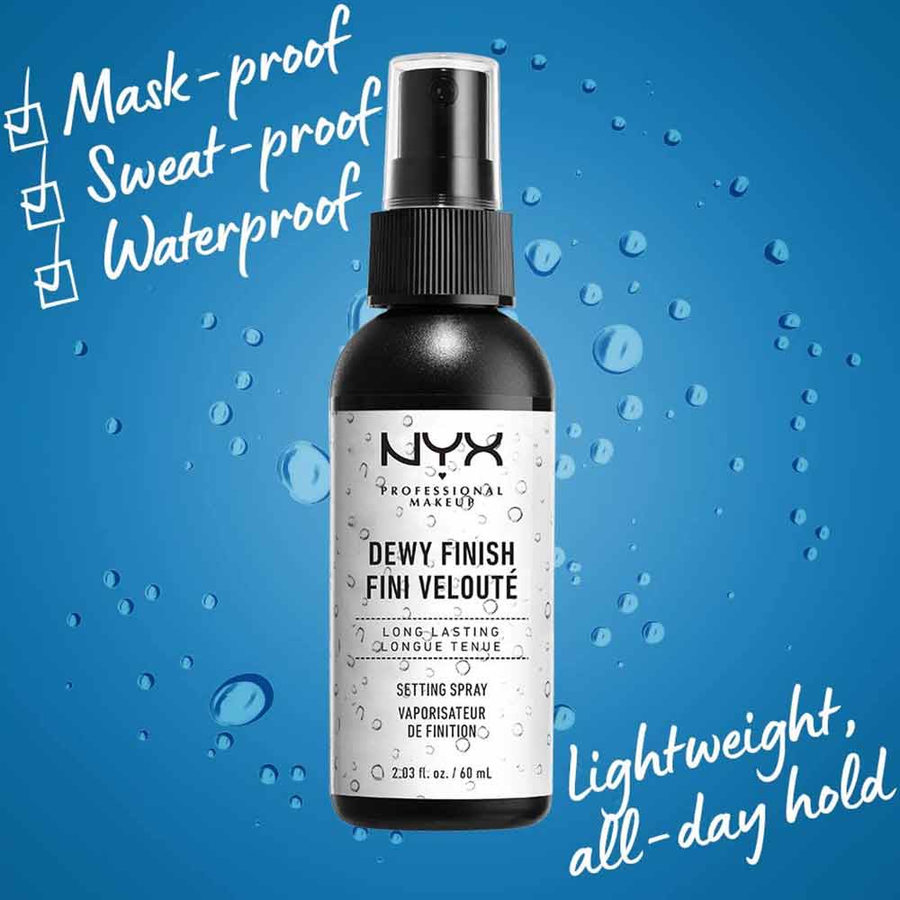NYX durable oil control waterproof makeup spray, suitable for mixing oily leather