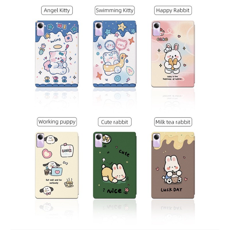 Bao Da Máy Tính Bảng Chống Sốc Họa Tiết Hoạt Hình Dễ Thương Cho xiaomi redmi pad se 2023 11.0 "Ốp