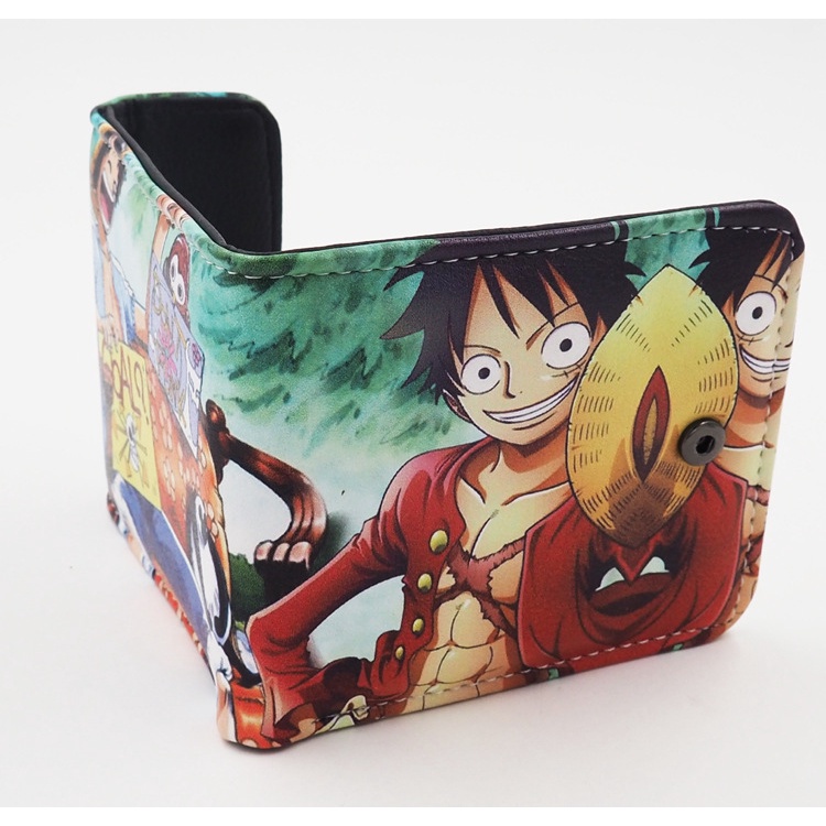 Ví Ngắn Dạng Gập In Hình monkey d luffy zoro anime one piece Cho Nam