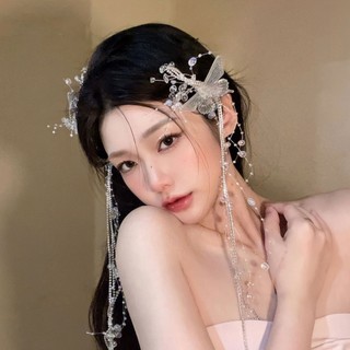 Set 2 Kẹp Tóc Đính Đá Thời Trang Cho Nữ CHLINS