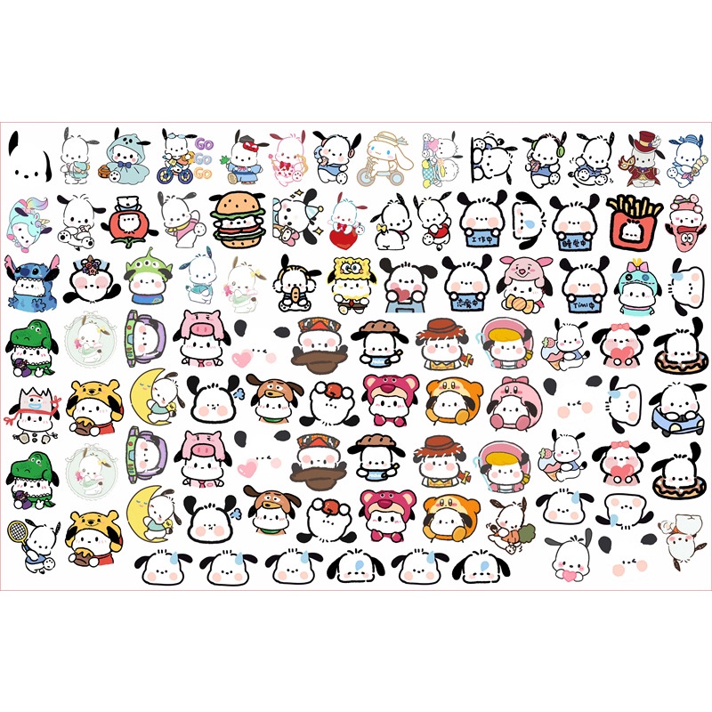 10 Gói 12.12 Gói 2cm Miếng Dán acrylic Trong Suốt Hai Lớp Dày Hơn 200 series Làm Thủ Công diy Bán Sỉ