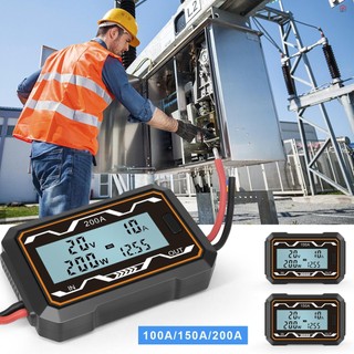 Versatile DC Power Meter with Battery Voltage Amp Measurement for Efficient Power Analysis