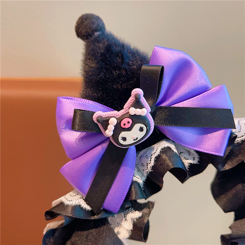 Băng Đô Tai Mèo Bông Dễ Thương Cho Bé Gái