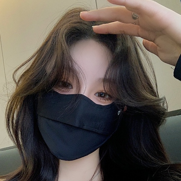 Khẩu Trang Dây Đeo Rút Co Giãn Hàng Nhập Khẩu Chống UV Vải Thun Lạnh Cao Cấp Unisex Fashion Masks