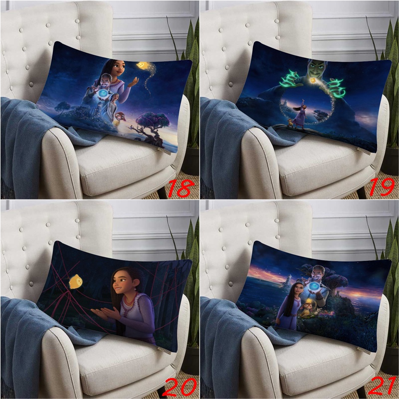 Disney Vỏ Gối polyester Hình Chữ Nhật Một Mặt Trang Trí Nhà Cửa  wish 2023