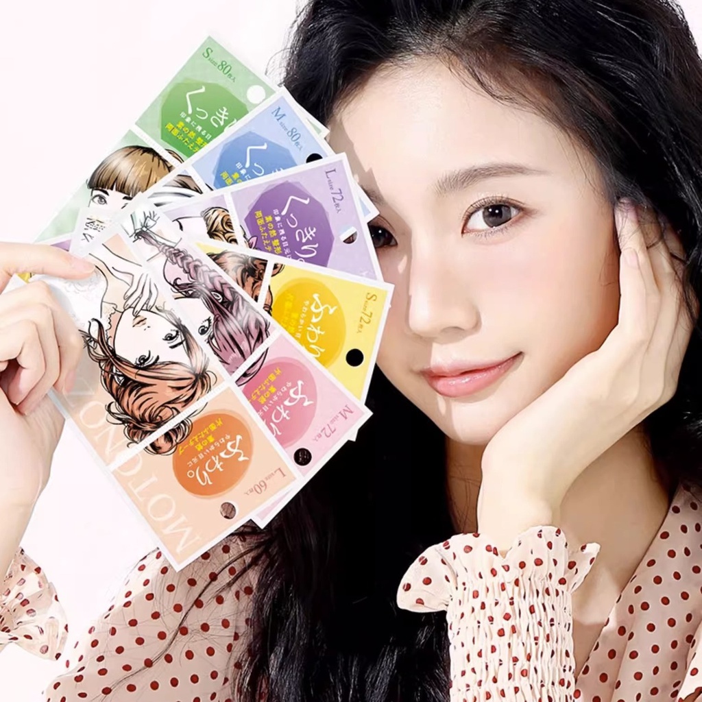 Miếng Dán Trang Điểm Mắt Hai Mí motonozen Vô Hình Tự Nhiên
