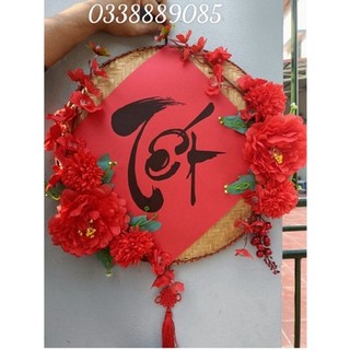 Mẹt tre trang trí Tết
