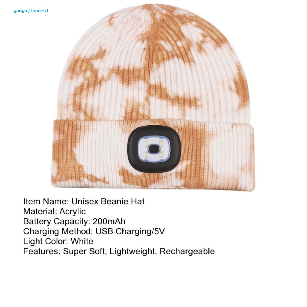Mũ beanie Có Đèn led Sạc usb Siêu Sáng Dành Cho Nam Và Nữ