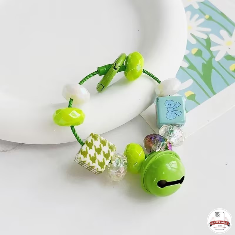 Dây Đeo Điện Thoại Đính Hạt Nhiều Màu Sắc Dễ Thương Phong Cách Hàn Quốc