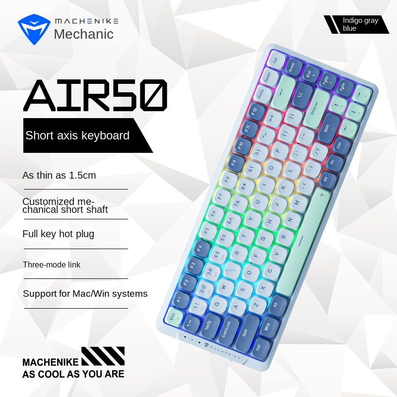 Machenike Air50 wired/wireless/Bluetooth 84 key Hot Plug keyboard
