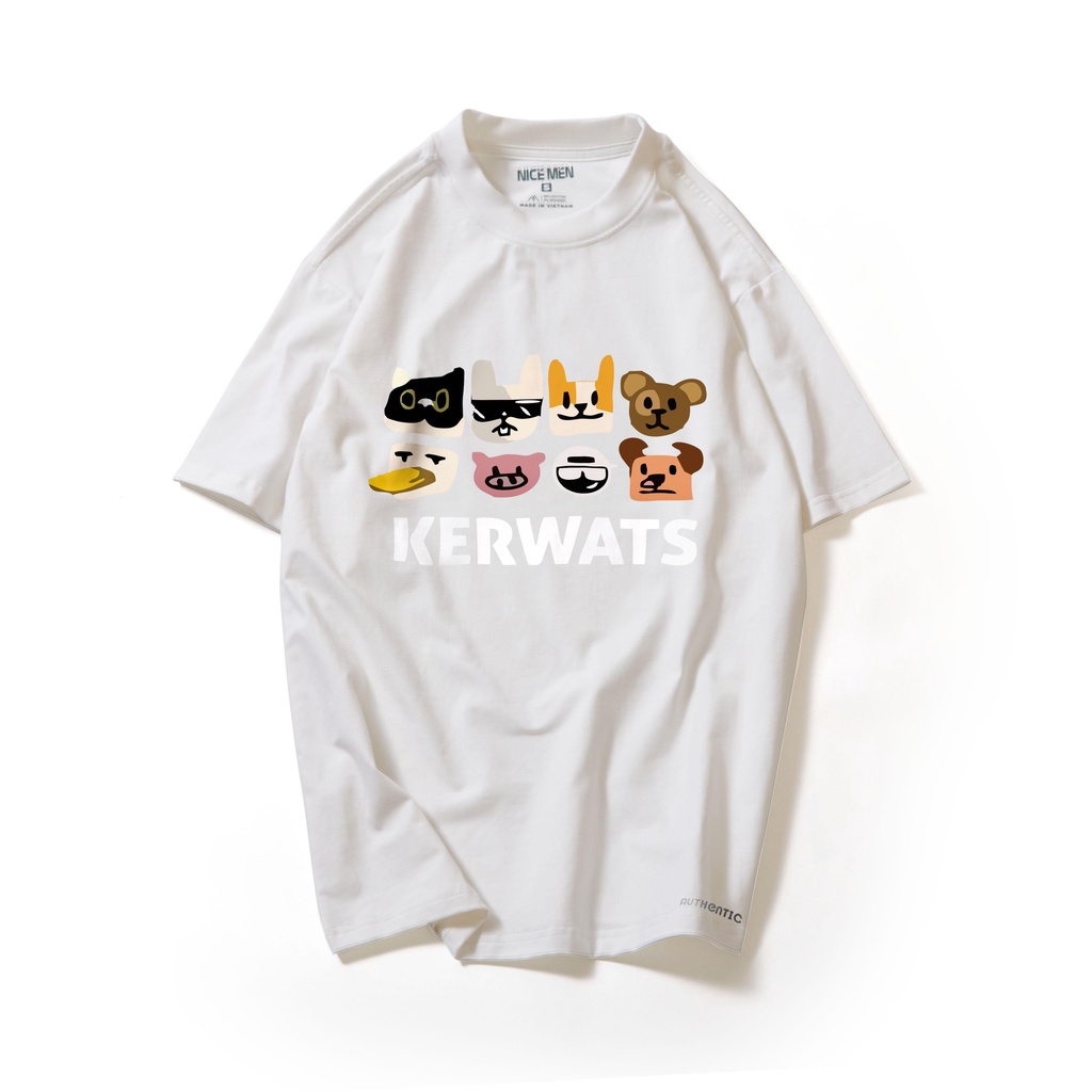 Áo thun nam cổ tròn đẹp ngắn tay chất vải cotton cao cấp, dễ phối size đến 95kg NICEMEN ATKERWATS