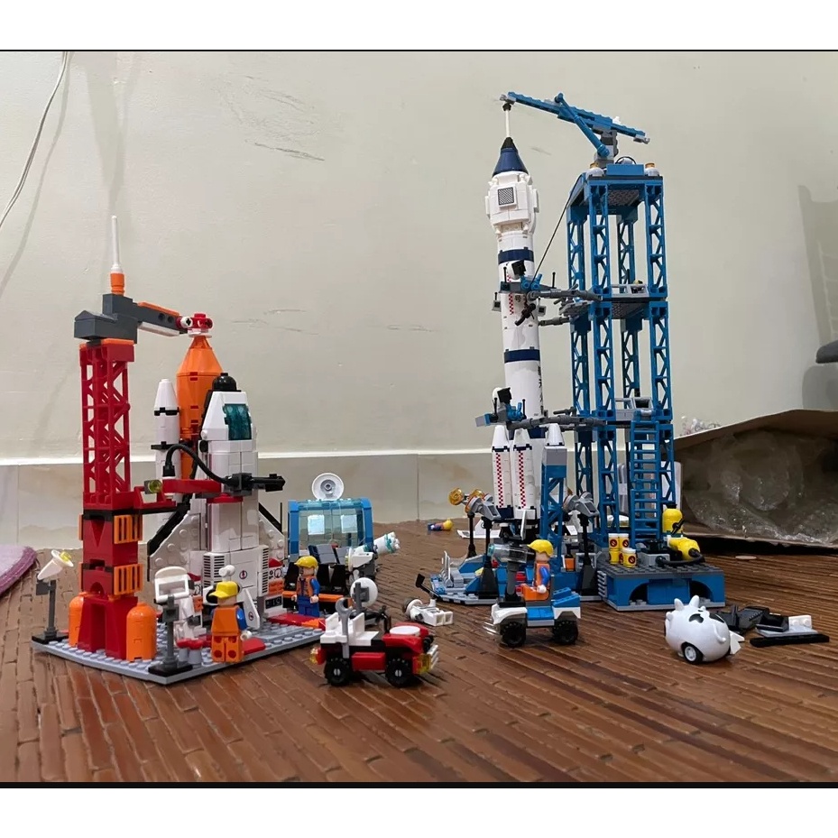 Đồ chơi lắp ráp City tàu Vũ Trụ / Con Thoi màu đỏ dưới mặt đất cung cấp bởi Mitago SKU AT8863