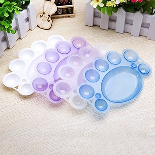 Set 2 Bảng Pha Màu Sơn Móng Hình Dấu Chân