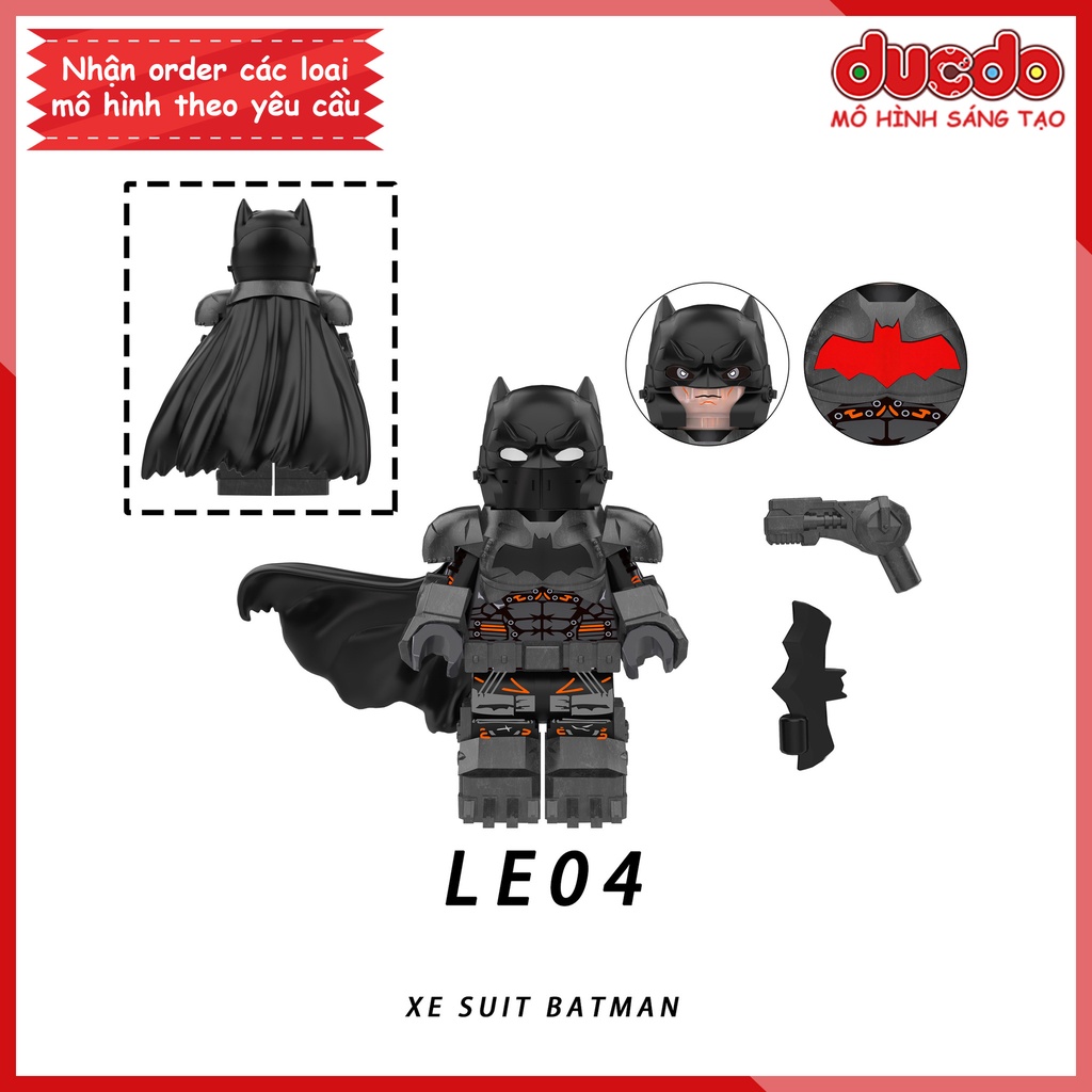 Minifigures nhân vật DC Comic Batman tuyệt đẹp - Đồ chơi Lắp ghép Xếp hình Mini Mô hình LE04 LE05 LE06