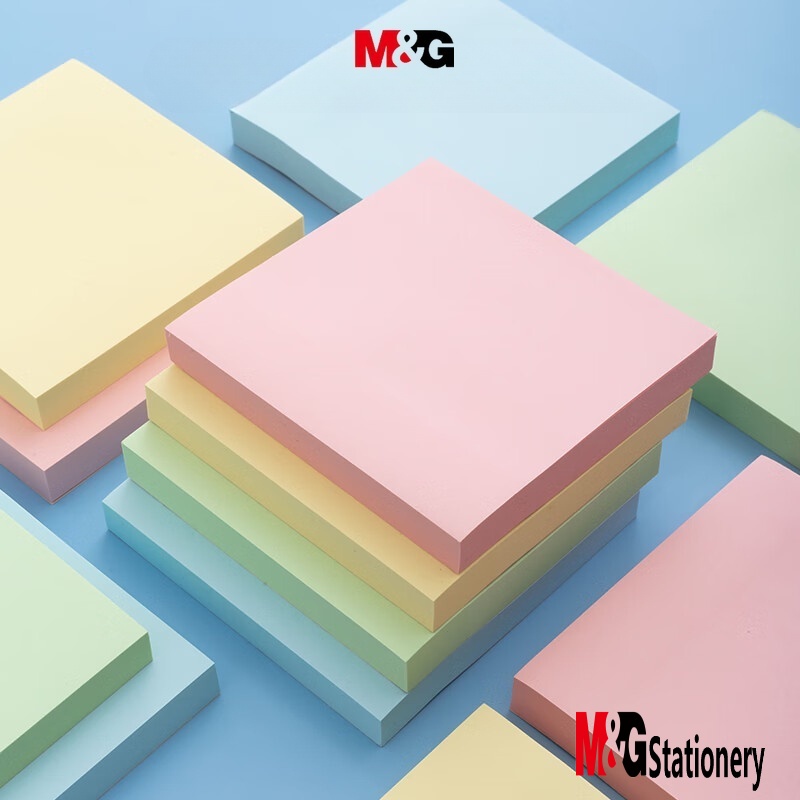 M&G giấy note ghi chú  Set 100 Nhãn Dán Ghi Chú 4 Màu 76 * 76mm 4 Màu