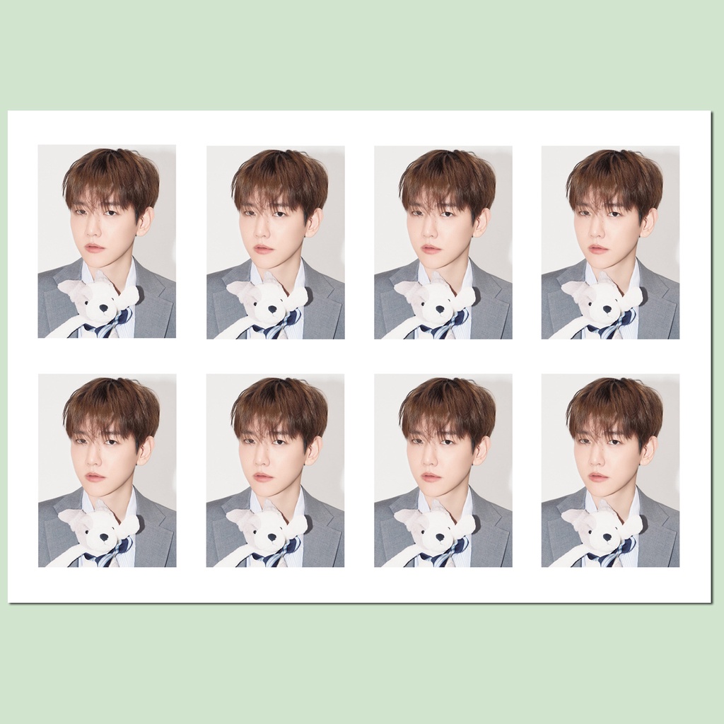 Lịch 2024 Một inch In Hình Chân Dung Nhóm Nhạc kpop exo 2024