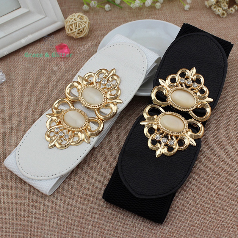 Thắt Lưng Co Giãn Thời Trang Cổ Điển Cho Nữ Mặc Đầm