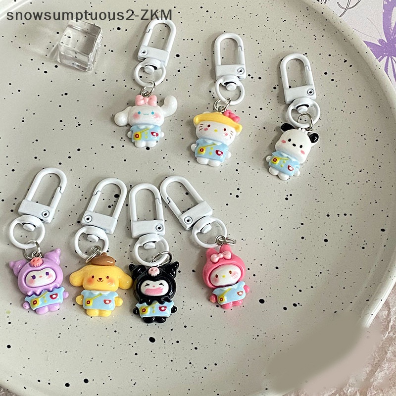 # Snow # Móc Chìa Khóa Trang Trí Xe Hơi / Túi Xách Hình sanrio Hoạt Hình my melody kitty Cinnamoroll Dễ Thương Nữ Tính