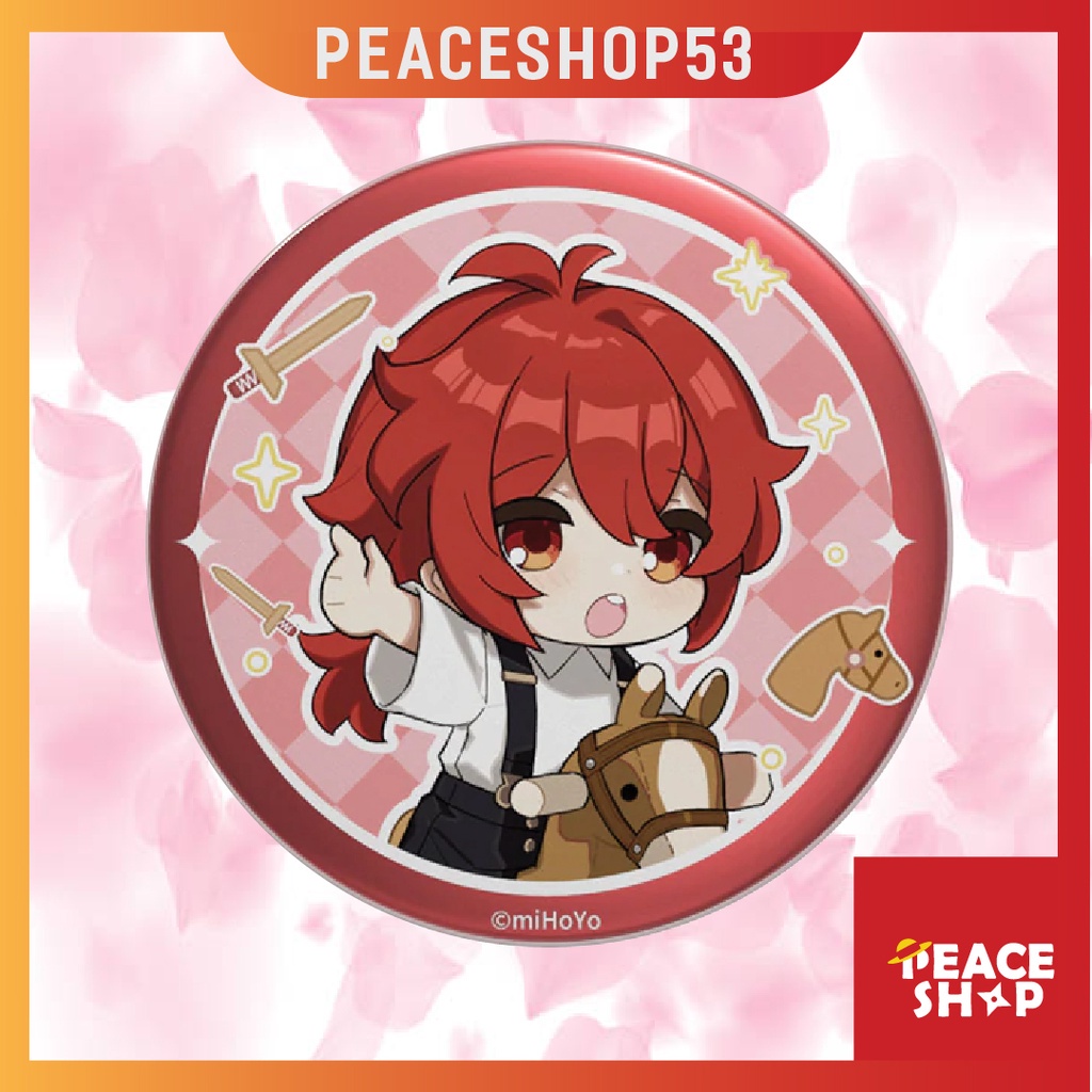 Huy hiệu Genshin Impact Lấp Lánh Huy Hiệu Game Genshin Impact Phụ Kiện Anime Manga Ver 8 HH10