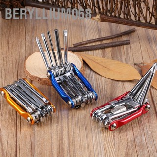 Beryllium068 Công cụ sửa chữa xe đạp Transformers 11 trong 1 gấp đa chức năng bỏ túi