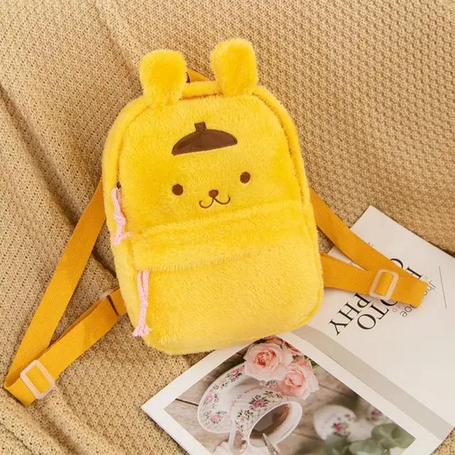 Sanrio Ba Lô Đeo Vai Cỡ Lớn Họa Tiết hello kitty kuromi mymelody cinnamoroll Nhồi Bông Dễ Thương Cho Nữ