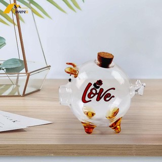 Mô hình heo đất bằng thủy tinh dùng để trang trí
