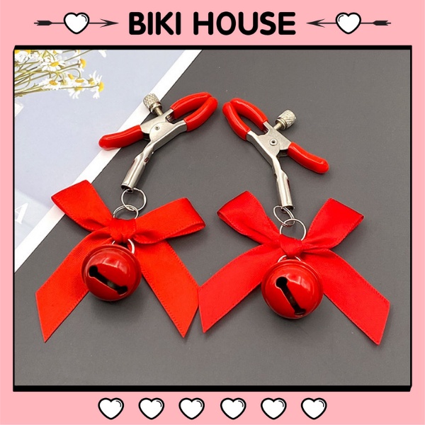 Dụng cụ cosplay nơ có chuông dễ thương gợi cảm / phụ kiện chụp ảnh / 4 màu đen đỏ trắng hồng BIKI HOUSE T405 - TPHCM