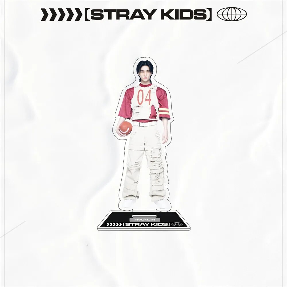 Mô hình Standee Kpop Stray Kids Hyunjin Felix Bangchan Lee Know Changbin Seungmin Phụ kiện trang trí để bàn góc học tập