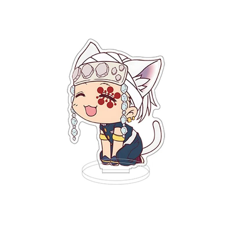 Mô hình Standee Demon Slayer!!!! Anime Figure Tanjirou Nezuko Zenitsu Inosuke Phụ kiện trang trí để bàn góc học tập