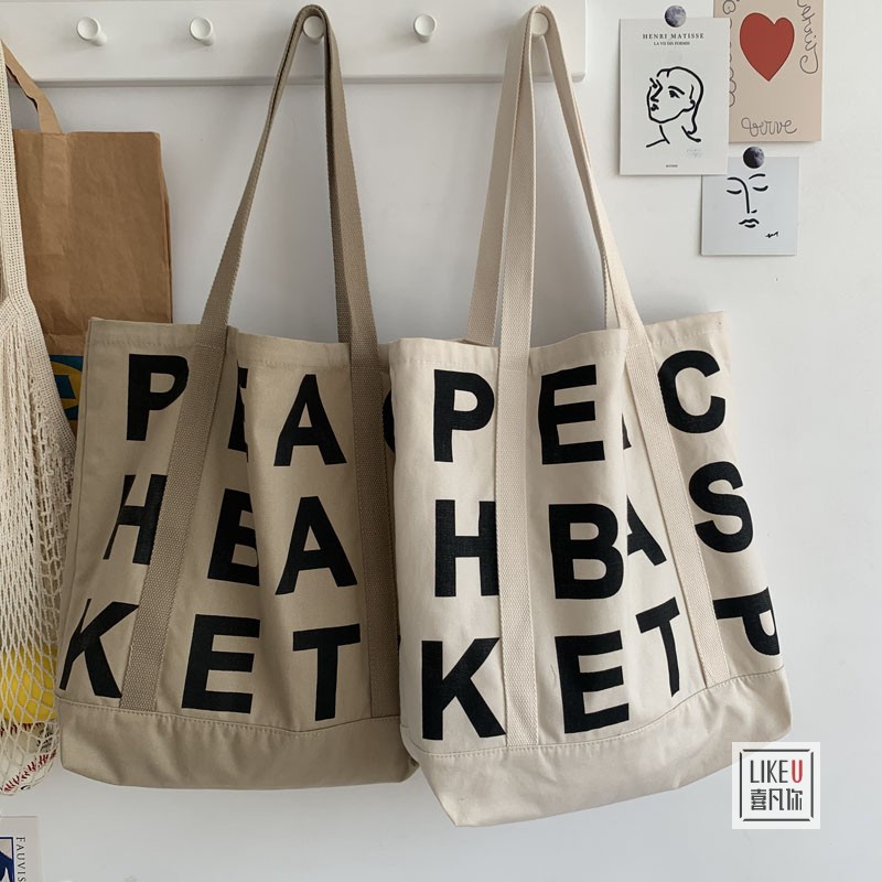 Túi tote Vải Bố Thời Trang Nhật Bản - Đa Năng Sành Điệu