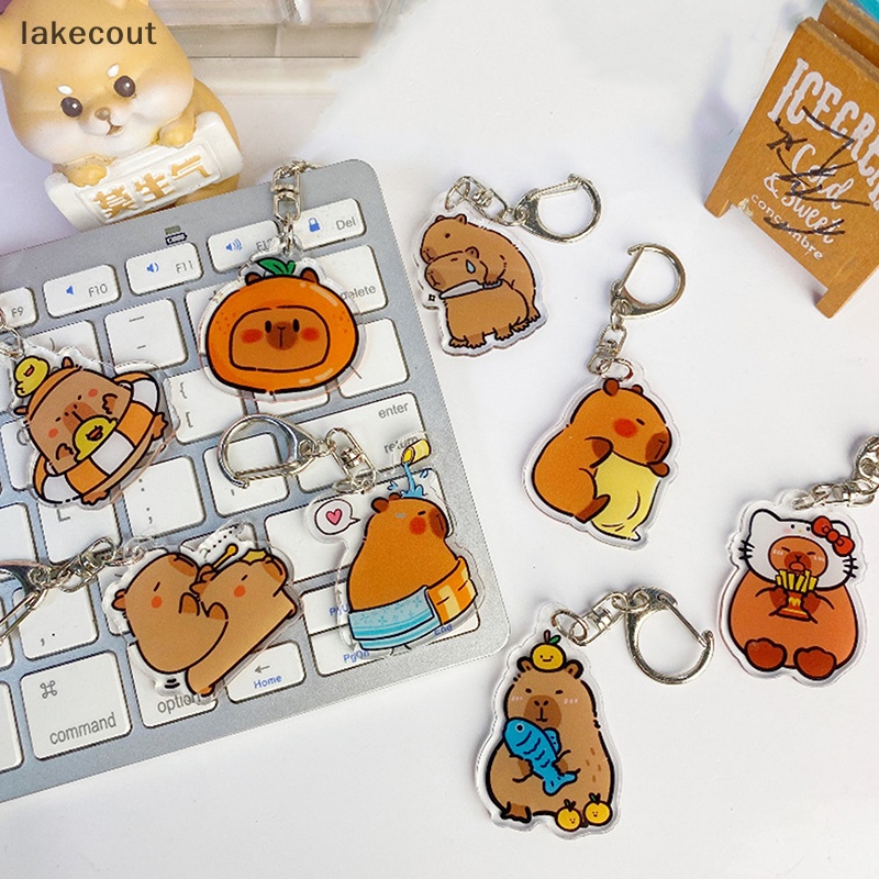 Móc Khóa Hoạt Hình lat capybara Bằng acrylic
