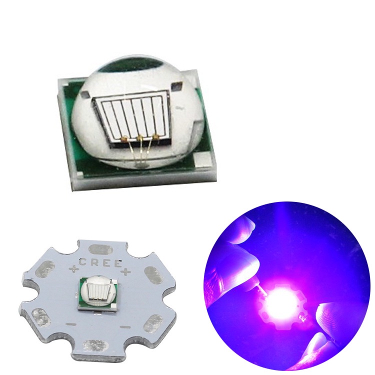 Chip Đèn led uv 10w 10w uv 395-400nm Với Bảng 20mm xml t6