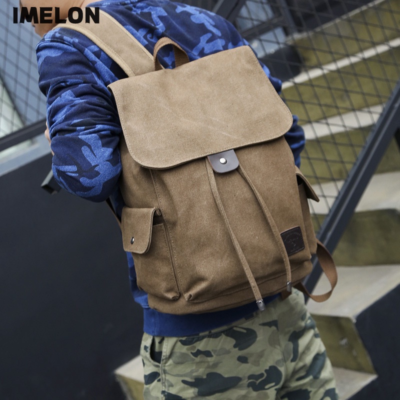 Ba Lô Vải canvas Thời Trang unisex