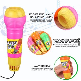 Trẻ em Echo Micro Vui nhộn Micro Đồ chơi hát Tiệc em bé Bài hát Khai sáng Đồ chơi giáo dục