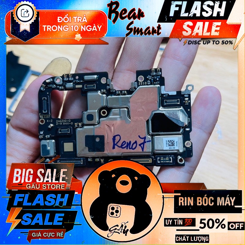 Main Xác Oppo Reno 7 4G CPH2363 Lấy Linh Kiện Sữa Chữa,Lấy IC... / Main Xác / Main Phế Oppo Reno 8 4