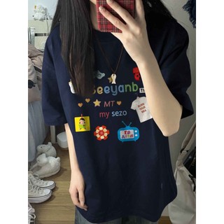 NRVP Áo Thun Tay Ngắn Cổ Tròn Dáng Rộng Chất Liệu 100% Cotton Plus Size Thời Trang Unisex 2024