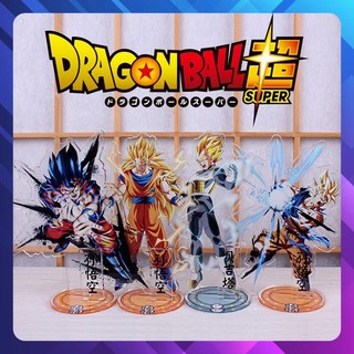 Tượng Mica Standee Bảy viên ngọc rồng để bàn trang trí bàn làm việc bàn gaming