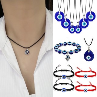 vòng cổ mắt quỷ thủy tinh