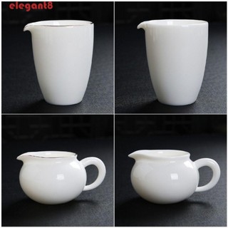 Cốc uống trà bằng gốm sứ màu trắng vẽ tay thủ công dễ vệ sinh