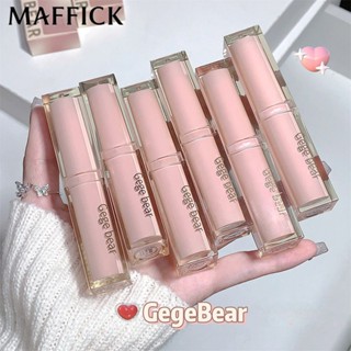 Son môi Gege Bear Water Light Mirror Glass Jelly Lip Gloss Không dễ phai Màu son lâu trôi 【bluey 