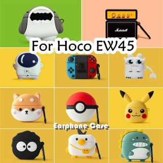 Vỏ Bảo Vệ Hộp Sạc Tai Nghe Hoco EW45 Bằng Silicon Mềm Họa Tiết Vịt Vàng Sáng Tạo