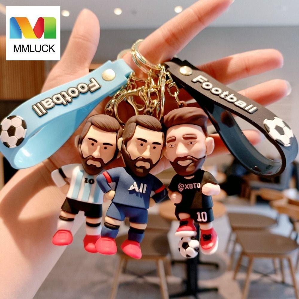 Móc Khóa Hình Cầu Thủ Messi 3D Độc Đáo
