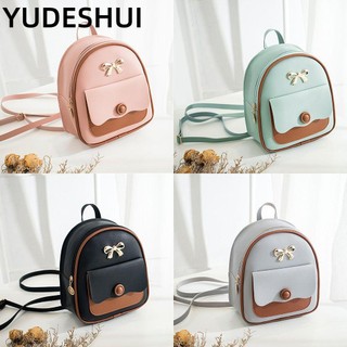 Yudeshui ba lô da pu mini đựng điện thoại thời trang cho nữ