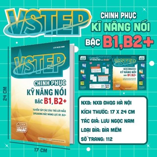 Sách - vstep - chinh phục kỹ năng - nói - bậc b1 b2+