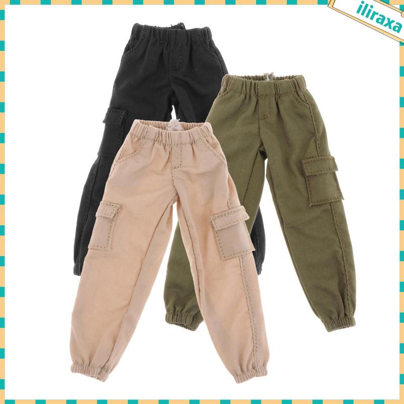 Thu Nhỏ Búp Bê Quần Trang Phục Phụ Kiện 1 / 12 Nam Hình Quần Cho 6 Inch Búp Bê Nhân Vật Hành Động Hình Phụ Kiện