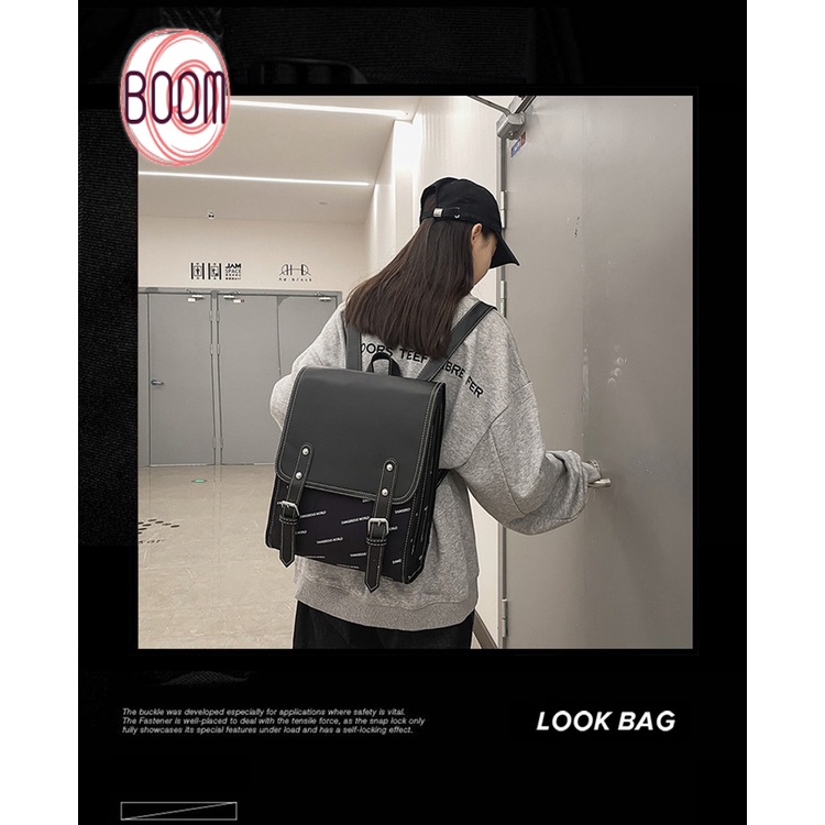 BOOM  Balo cặp đi học 2023 NEW  Chất lượng cao Độc đáo Phong cách fashion L95S5YX 37Z230911