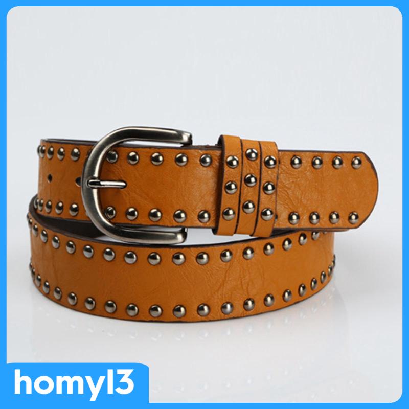 Thắt Lưng Đính Đinh Tán Bền Bỉ Phong Cách punk Dành Cho Nữ