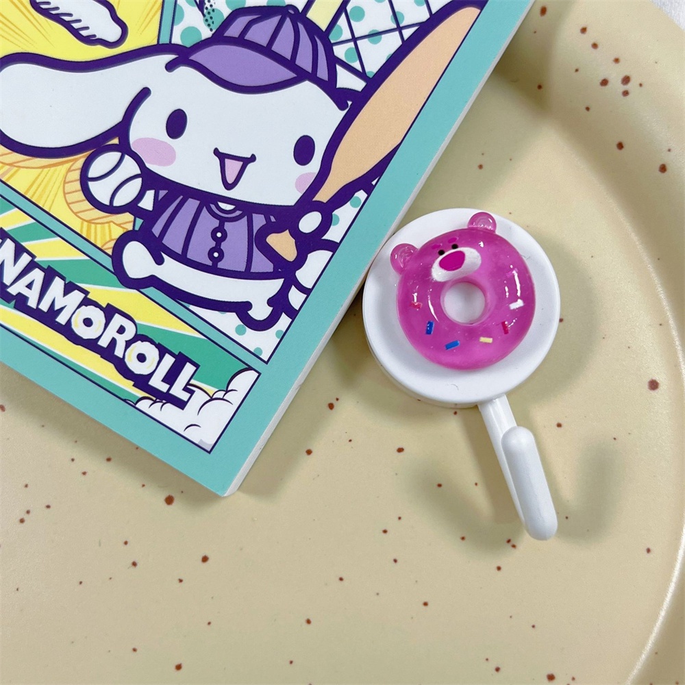 SANRIO ✨Sanriooo✨Móc Dán Tường Không Cần Khoan Họa Tiết Gấu Hoạt Hình Cho Học Sinh