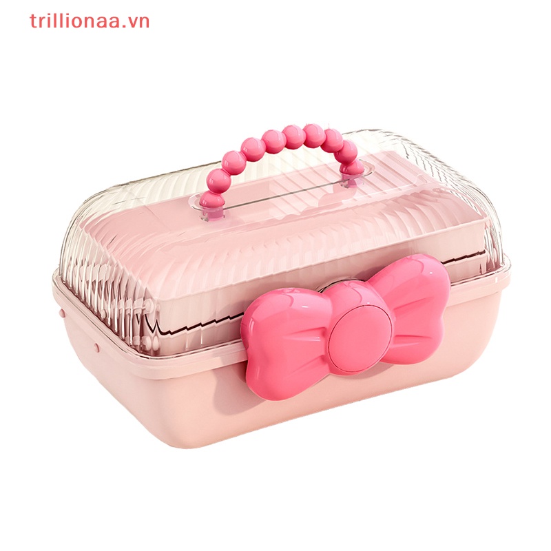 Triillionaa Hộp Nhiều Tầng Trưng Bày Kẹp Tóc / Trang Sức Dễ Thương Cho Bé Gái vn